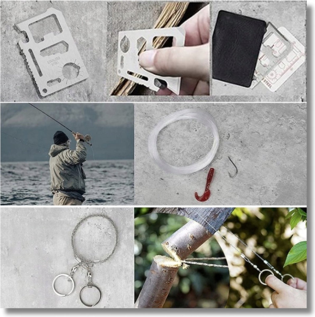 Trizand - Waterdichte Survival Koffer – 32-in-1 Nood- en Overlevingskit
