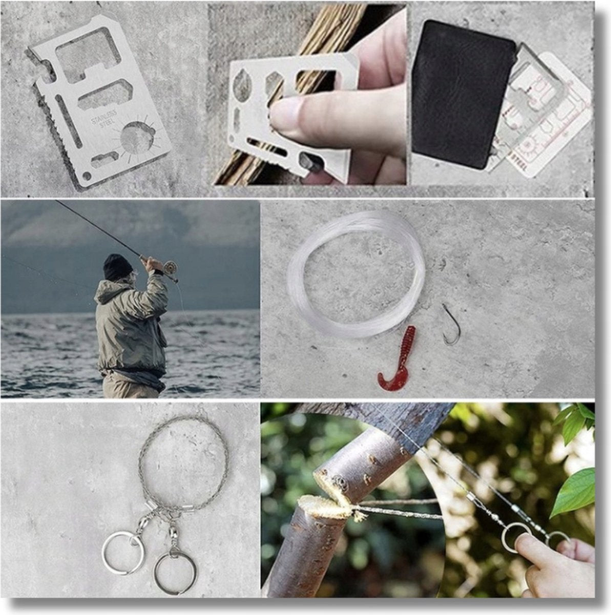 Trizand - Waterdichte Survival Koffer – 32-in-1 Nood- en Overlevingskit