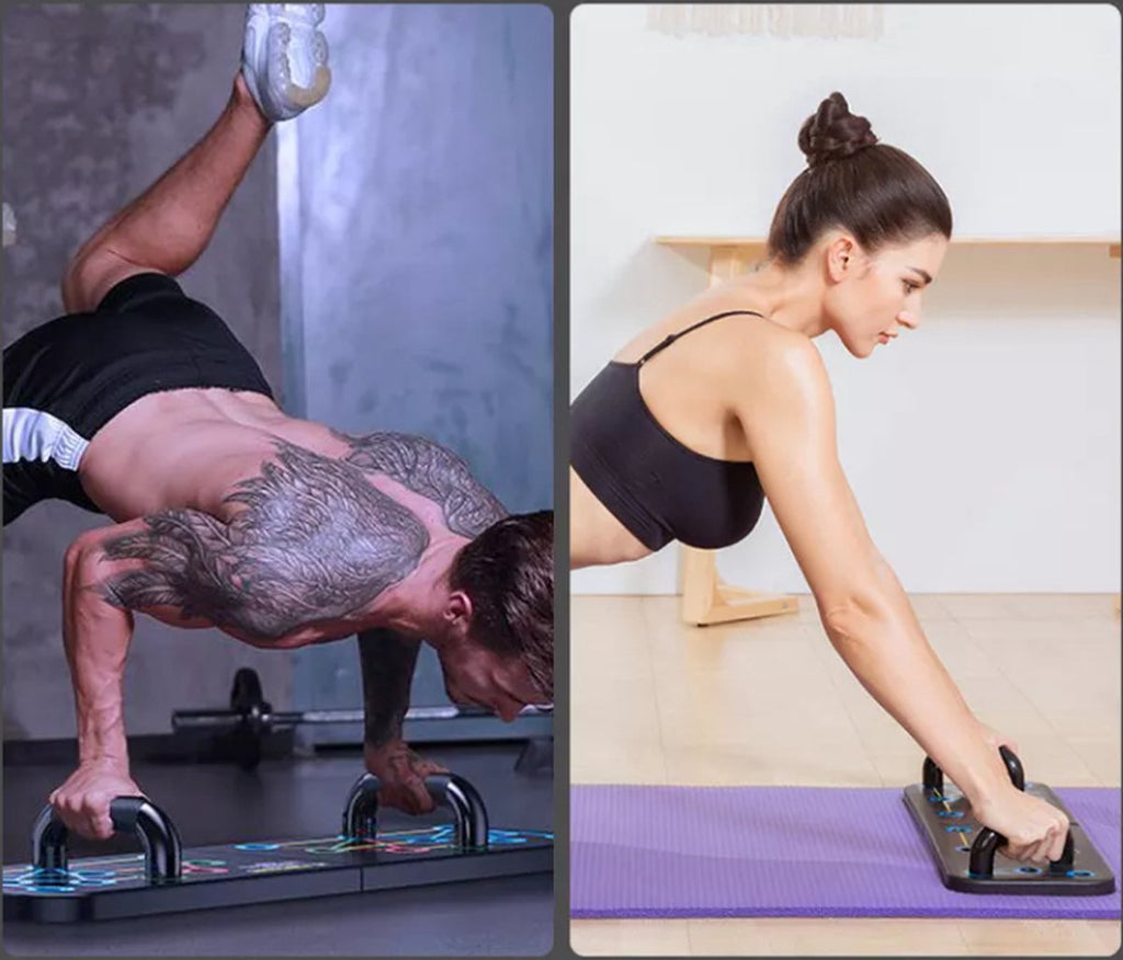 Push Up - Opdruksteun - Thuisfitness - Zwart