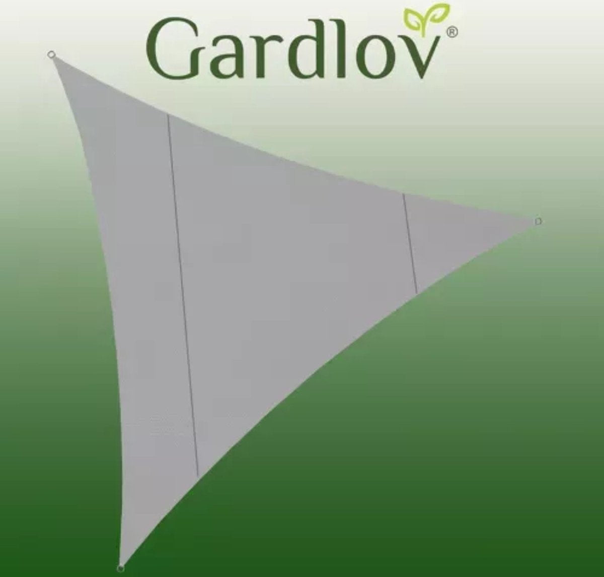 Gardlov Grijs Zonneschermzeil 4x4x4m - Uv-bescherming en Waterdicht