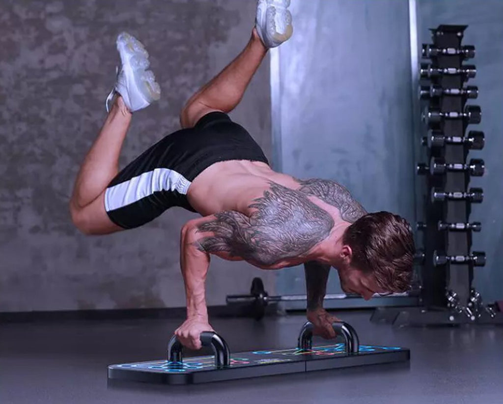Push Up - Opdruksteun - Thuisfitness - Zwart