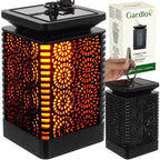 Solar Lantaarn - Realistisch Vlameffect - Waterdichte Buitenlamp voor Tuin en Terras