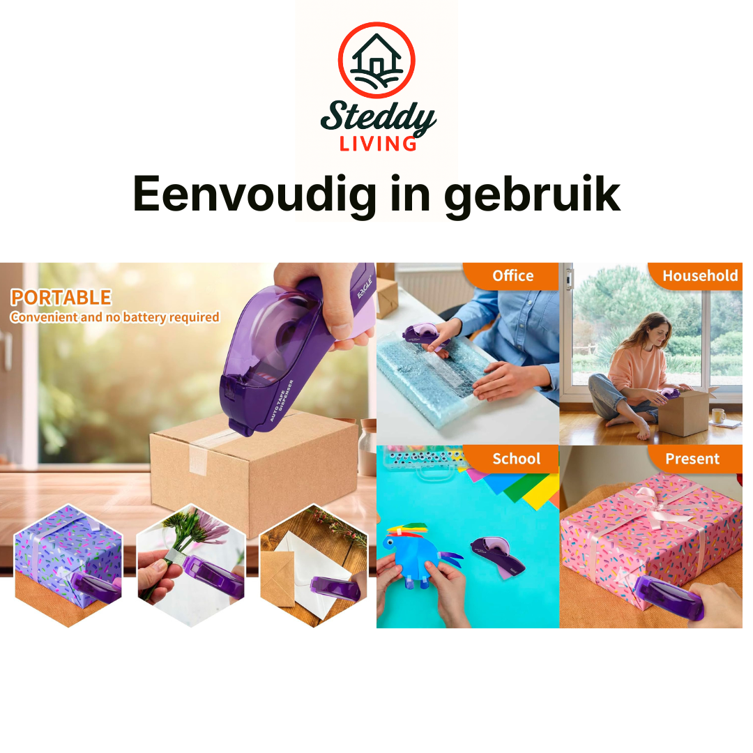 Automatische plakbandhouder