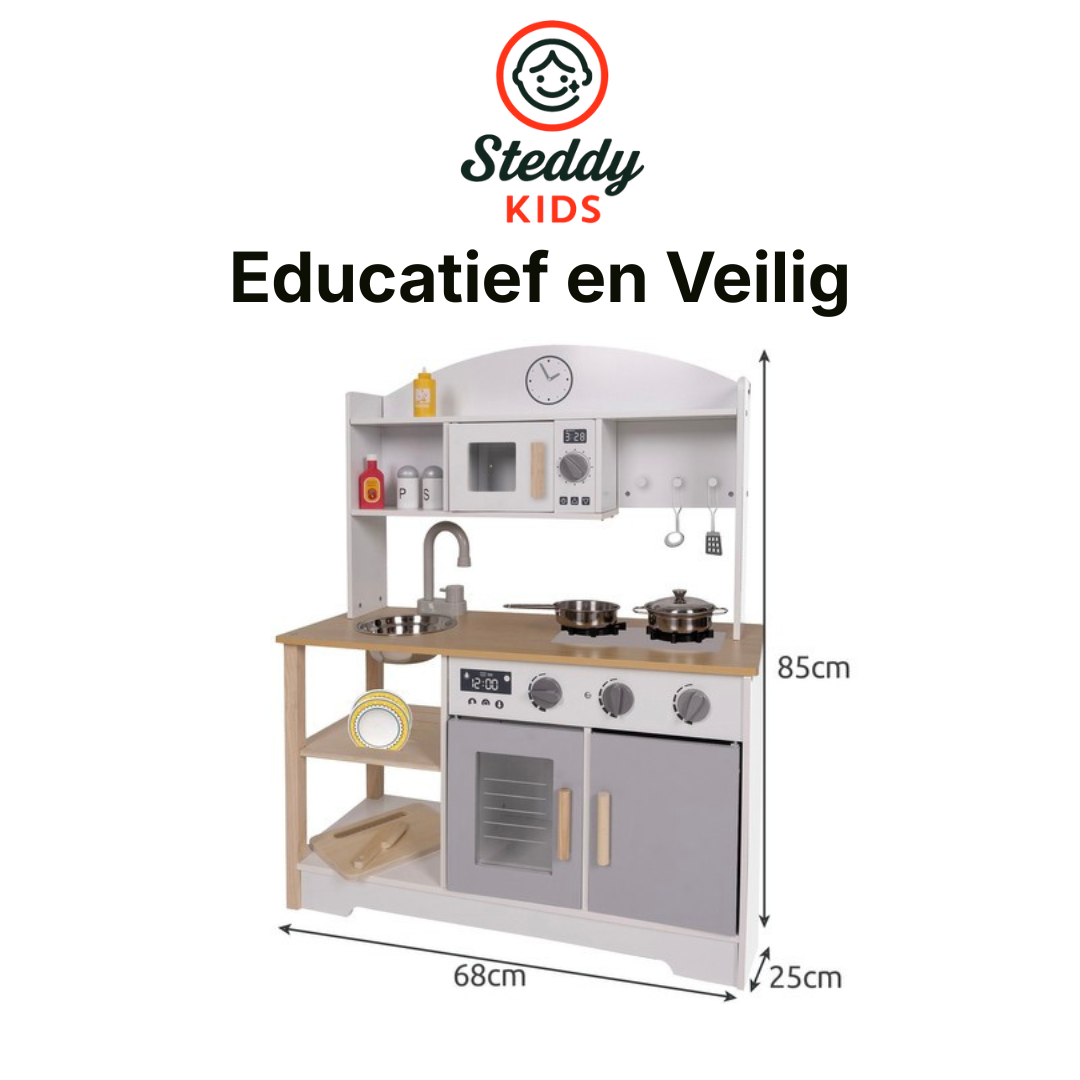 Kruzzel XL Houten Keuken - De Droomkeuken voor Jonge Chefs
