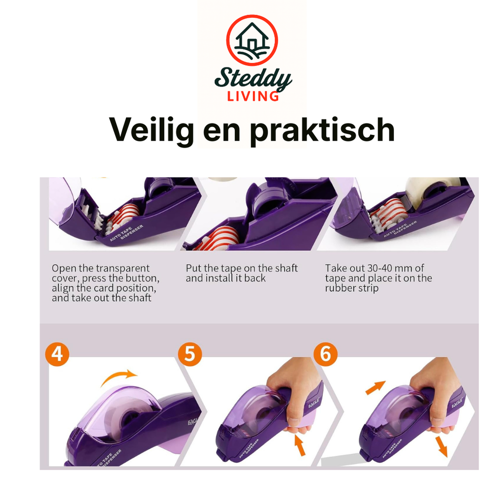 Automatische plakbandhouder