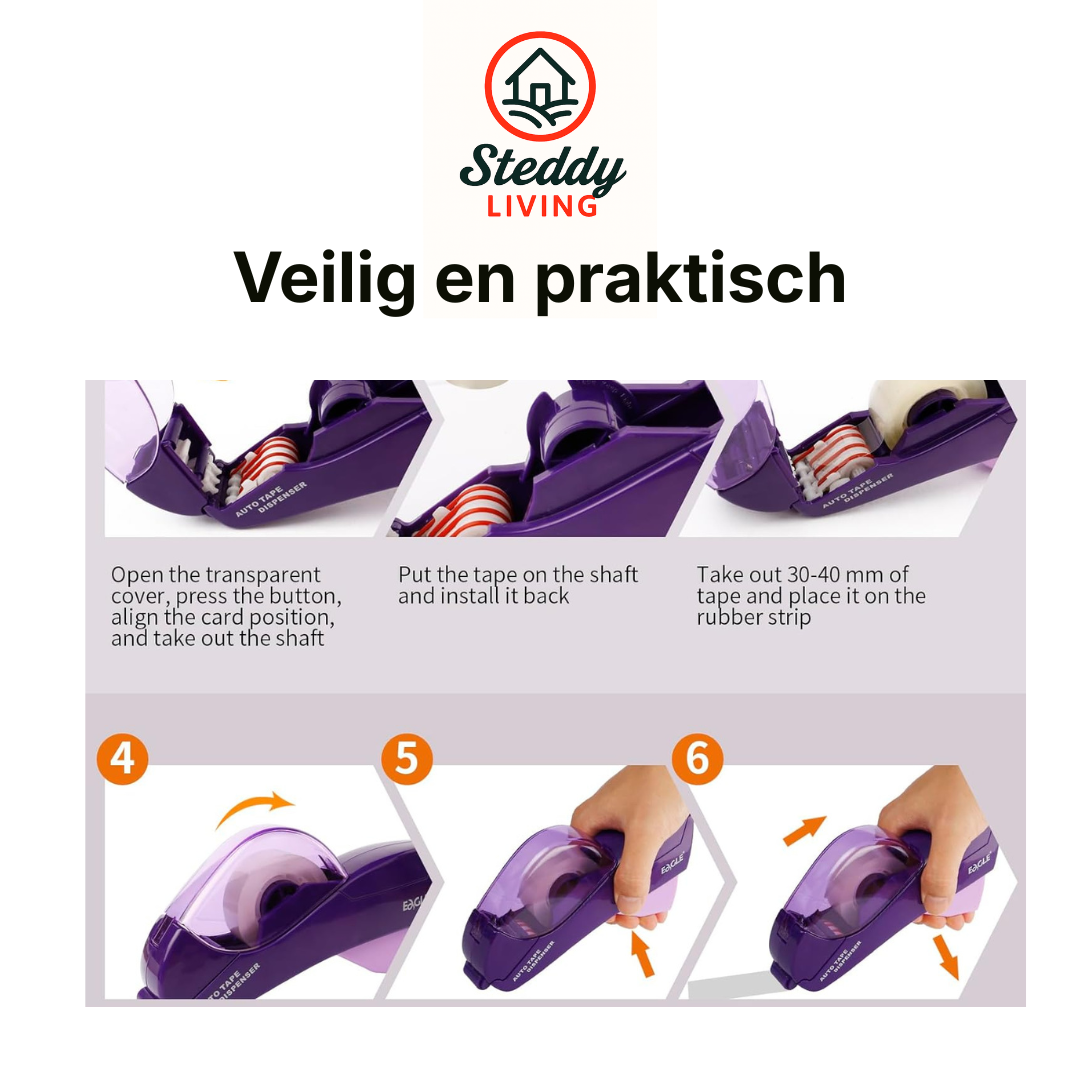 Automatische plakbandhouder
