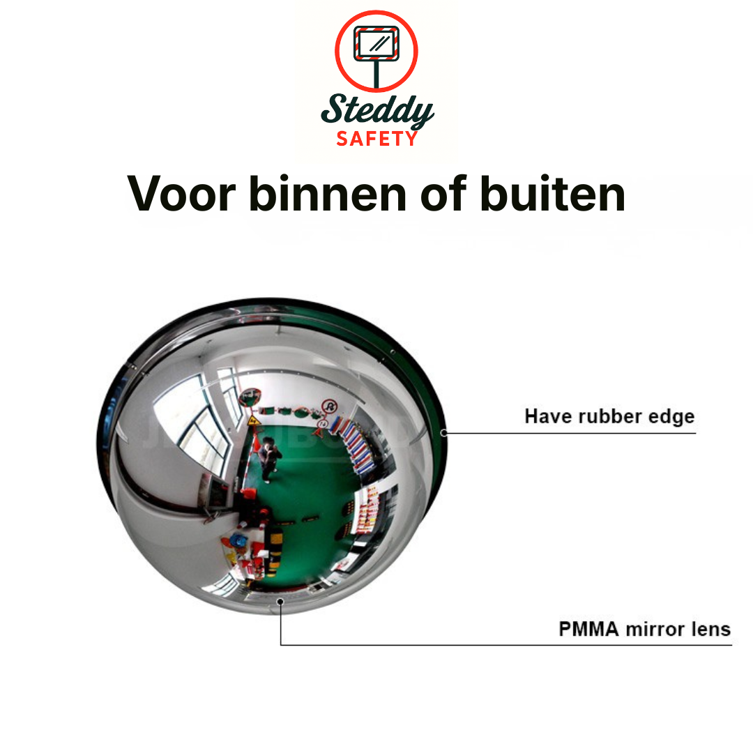 Bolspiegel 360° Ø60 cm – Full Dome Binnengebruik (nr.12)