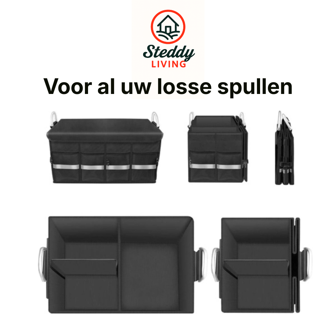 Kofferbak Organizer 59x30x35cm - Ruime en Stevige Opbergoplossing