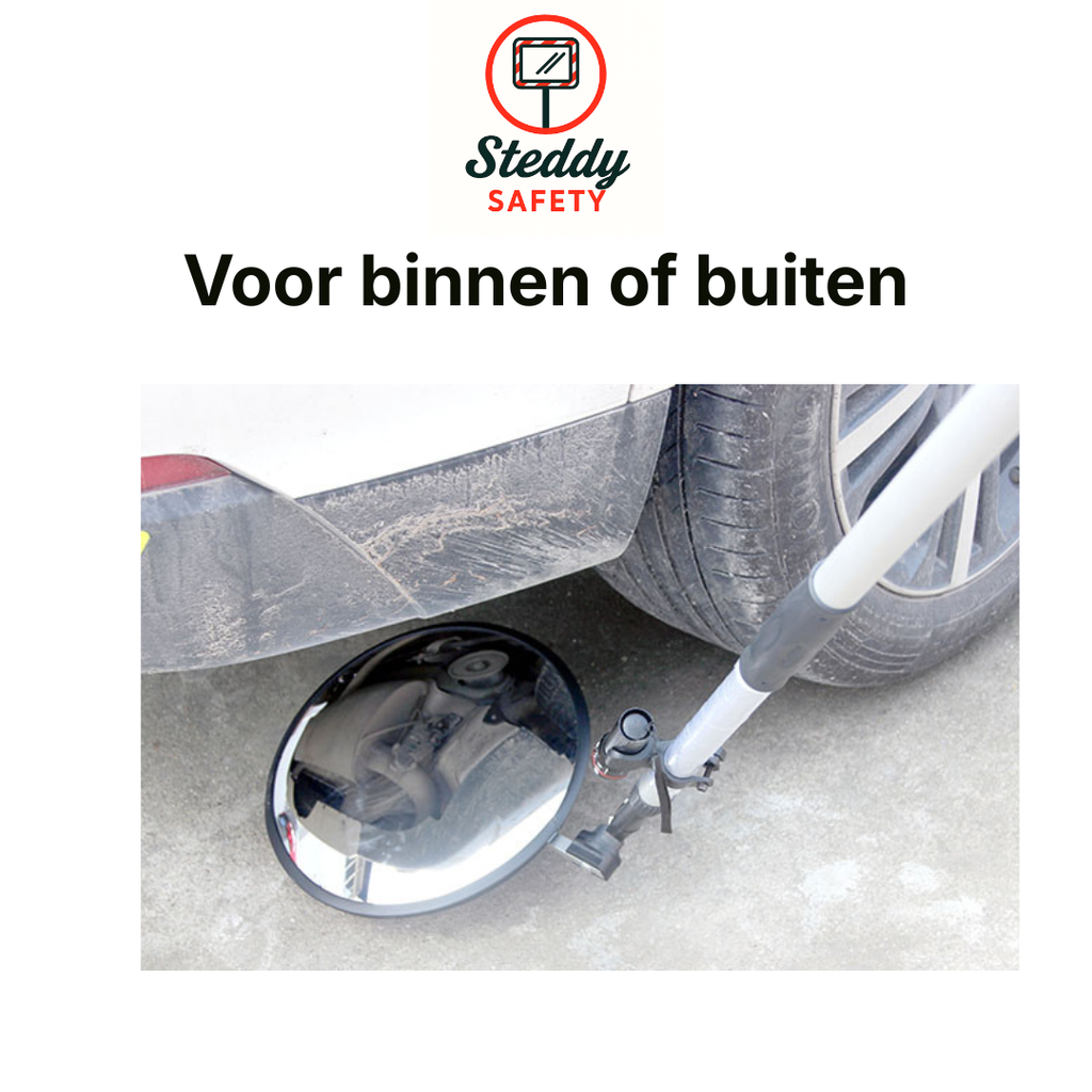 Onder auto Inspectiespiegel 30 cm – Waterdicht – LED – Telescopisch – Lichtgewicht (nr. 18)