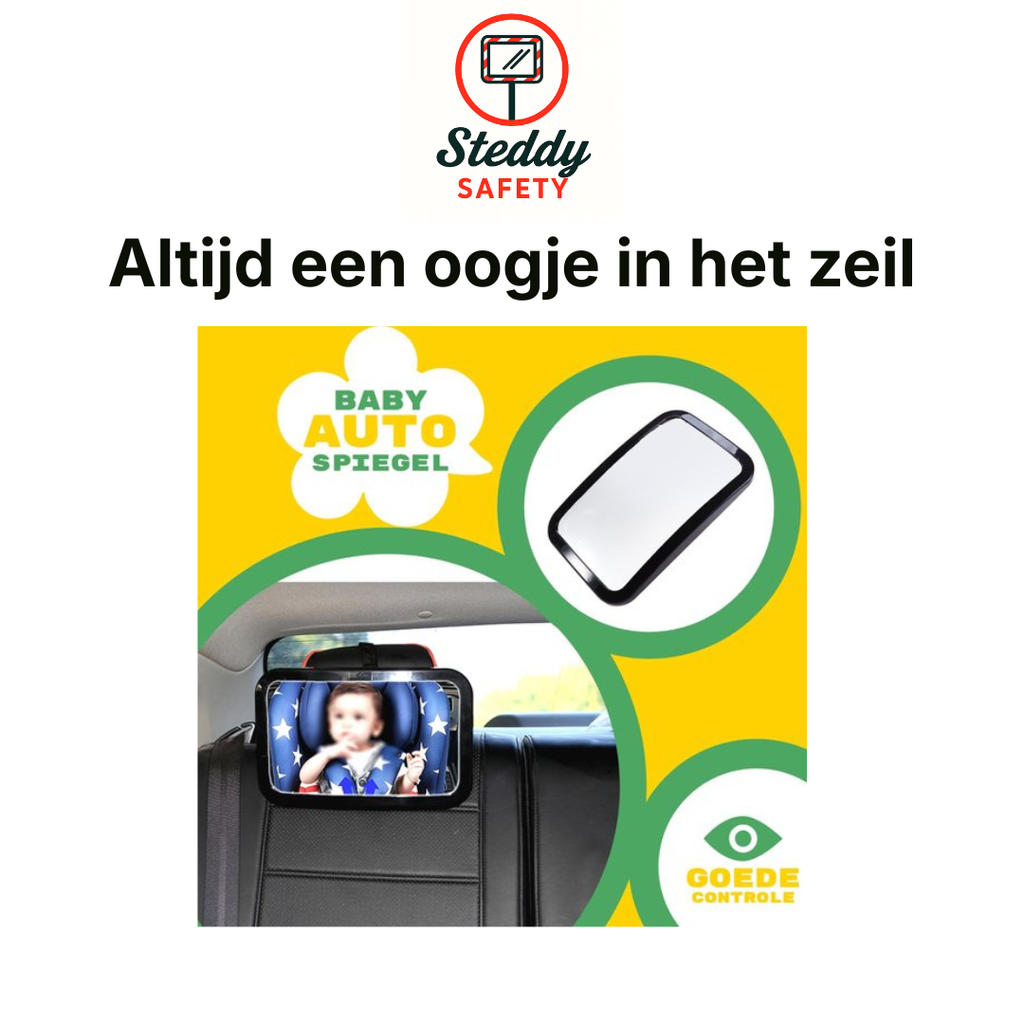 Baby Autospiegel - Universeel - Veiligheidsspiegel