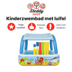Opblaasbaar Kinderzwembad inclusief 2 mini Foam waterkanonnen