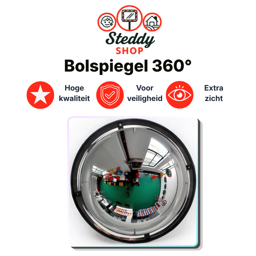 Bolspiegel 360° Ø60 cm – Full Dome Binnengebruik (nr.12)