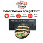 Indoor spiegel – Convex 130° – Verkeer – Licht & Slagvast (nr. 23)