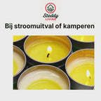 Noodkaarsen in Blik – 5 Stuks – 120 Uur – Geurloos